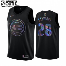 Dres Detroit Pistons Isaiah Stewart 28 Iridescent HWC Collection Swingman - Dječji